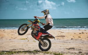 moto en verano