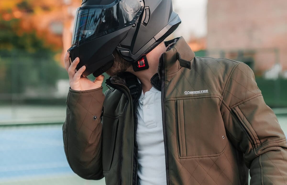 chaqueta de moto para hombre